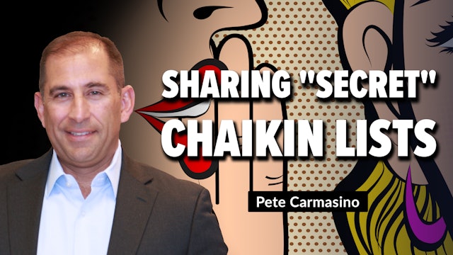 Sharing "Secret" Chaikin Lists | Pete Carmasino (01.30)