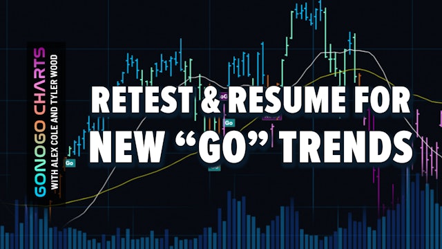 Retest and Resume for New “Go” Trends | GoNoGo Charts (07.28)