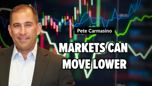 Markets Can Move Lower | Pete Carmasino (09.26)