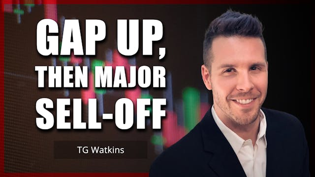 Gap Up, Then Major Sell-Off | TG Watk...