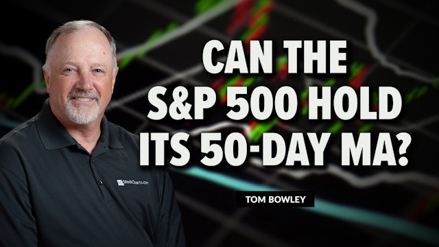 Can the S&P 500 Hold Its 50-Day MA? | Tom Bowley (08.30)