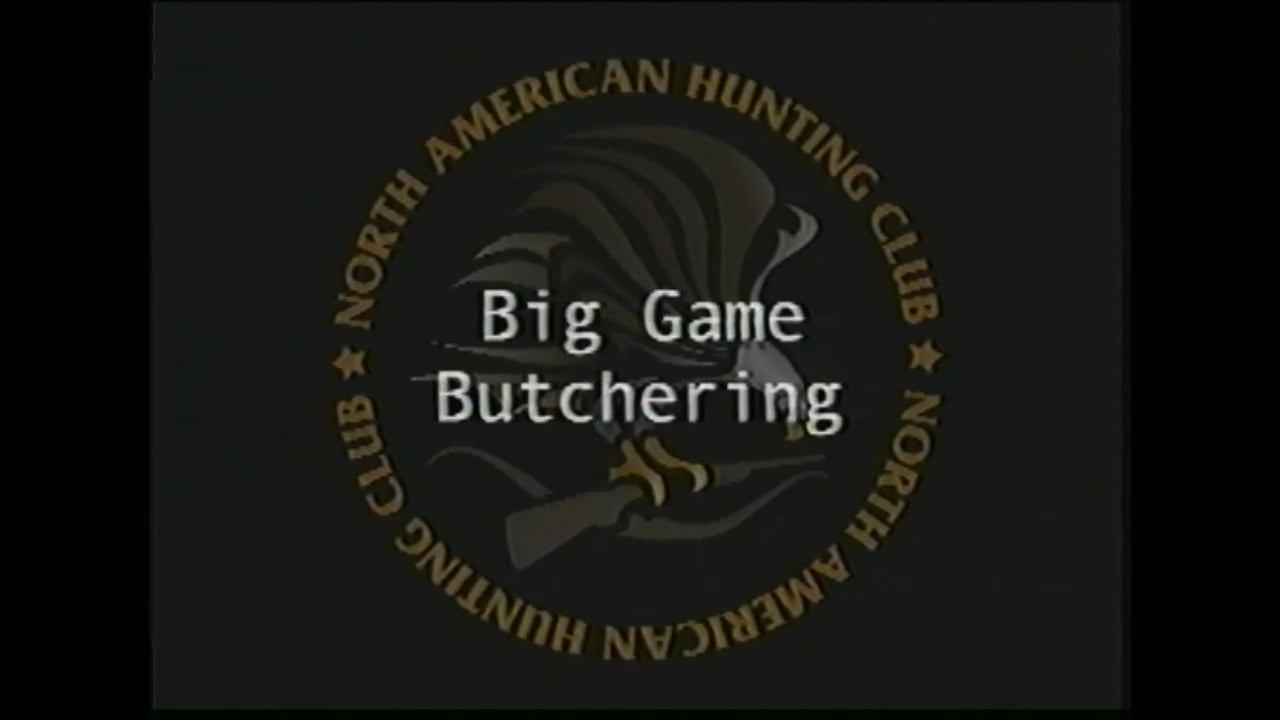 Big Game Butchering
