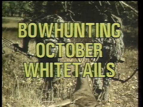 Bowhunting October Whitetails 1
