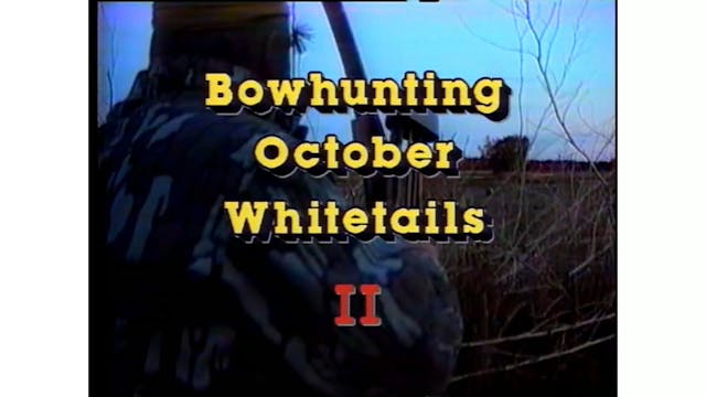 Bowhunting October Whitetails 2