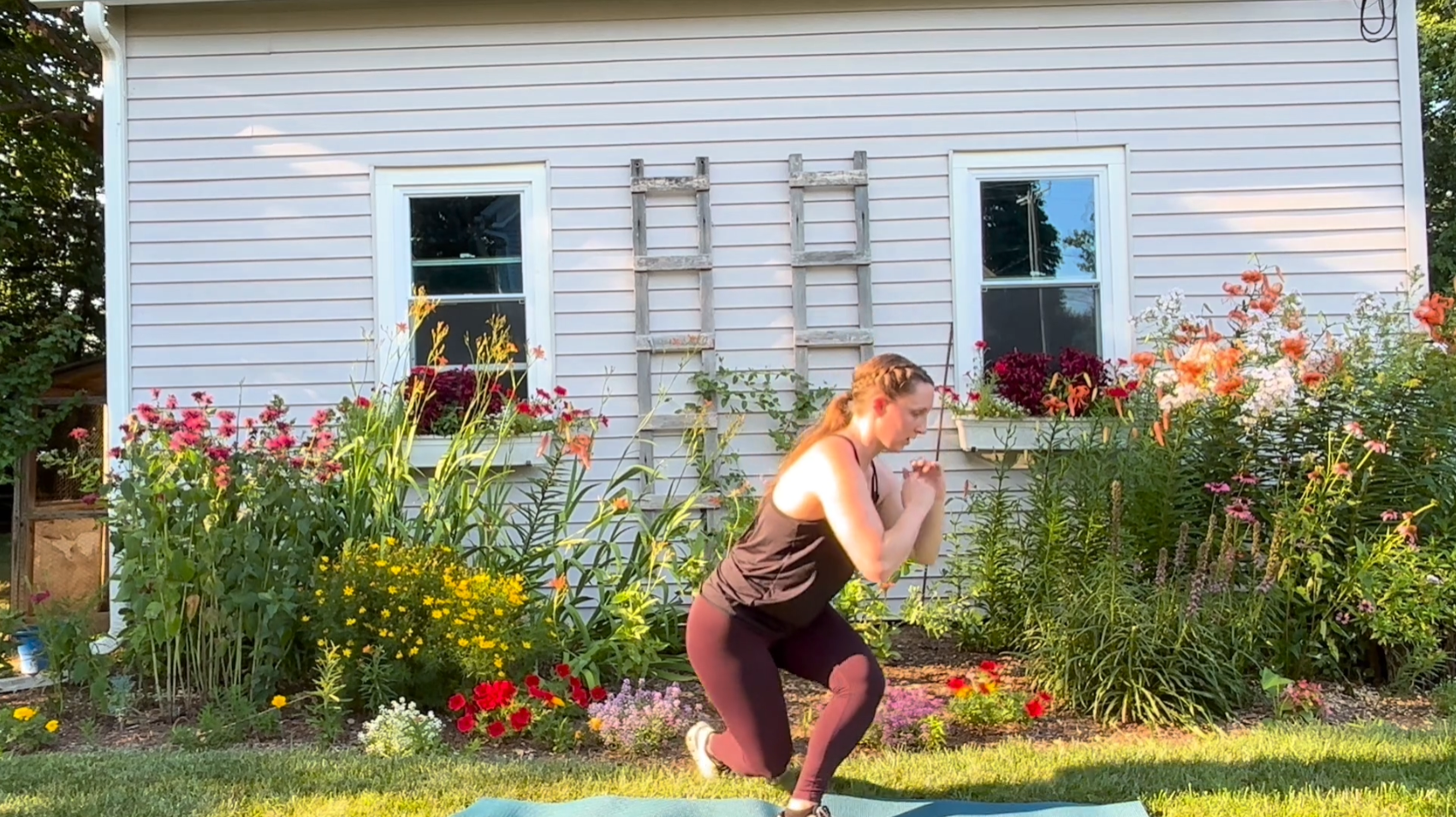Garden Bodyweight Burn Workout