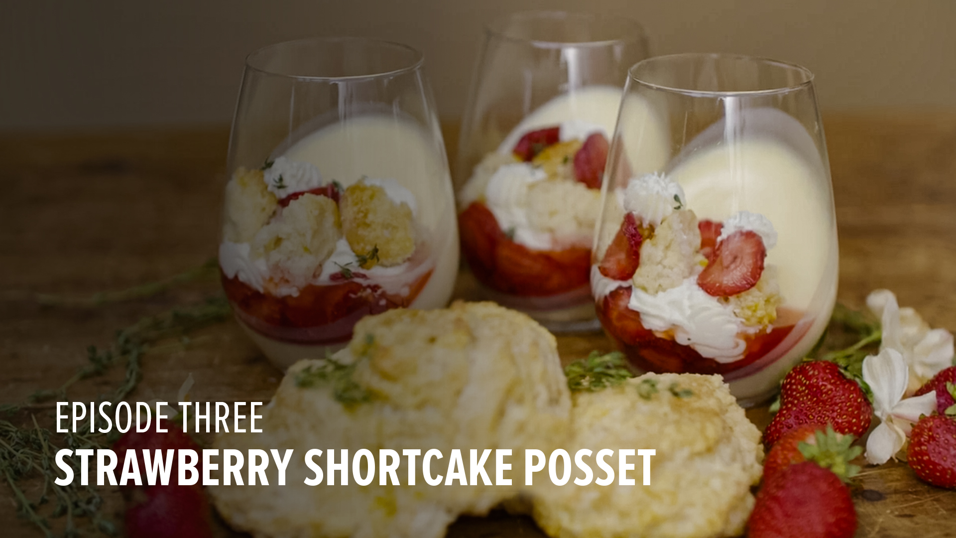 Episode Three: Strawberry Shortcake Posset