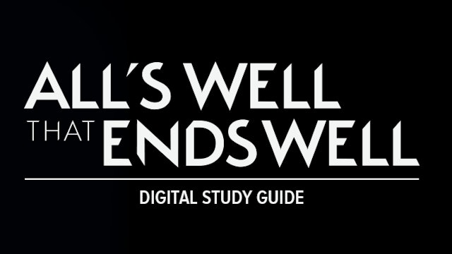 All's Well That Ends Well Study Guide