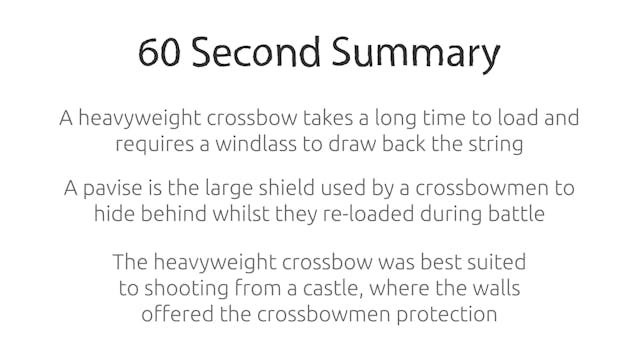Medieval - Heavyweight Crossbow