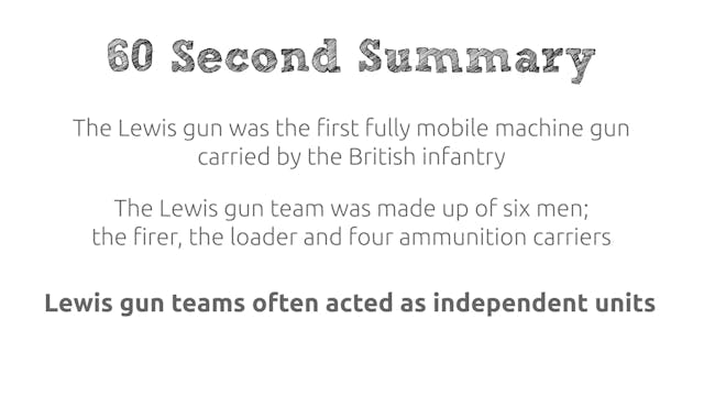 World War 1: Lewis Gunner - Part 1
