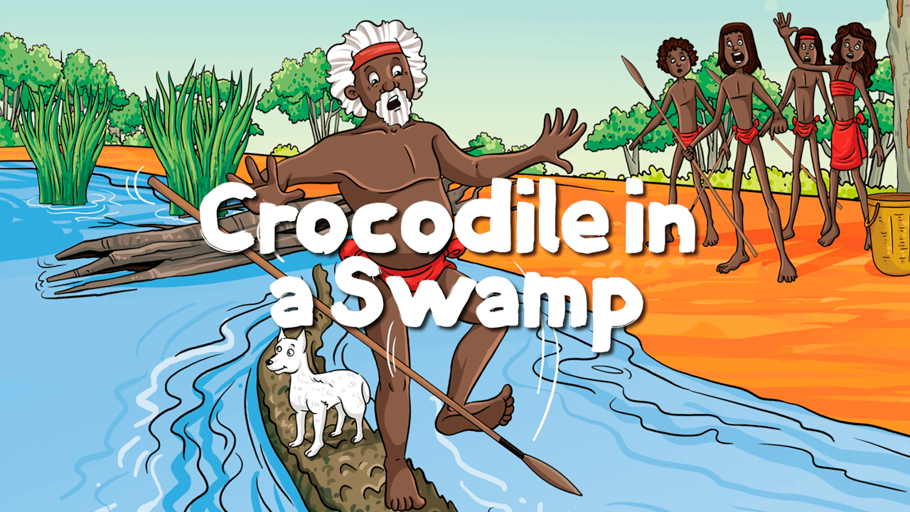 Crocodile in a Swamp (1-Year Rental)