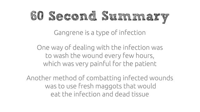 World War 1: Gangrene Dressing