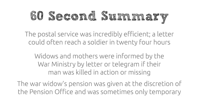 World War 1: Bad News at Home