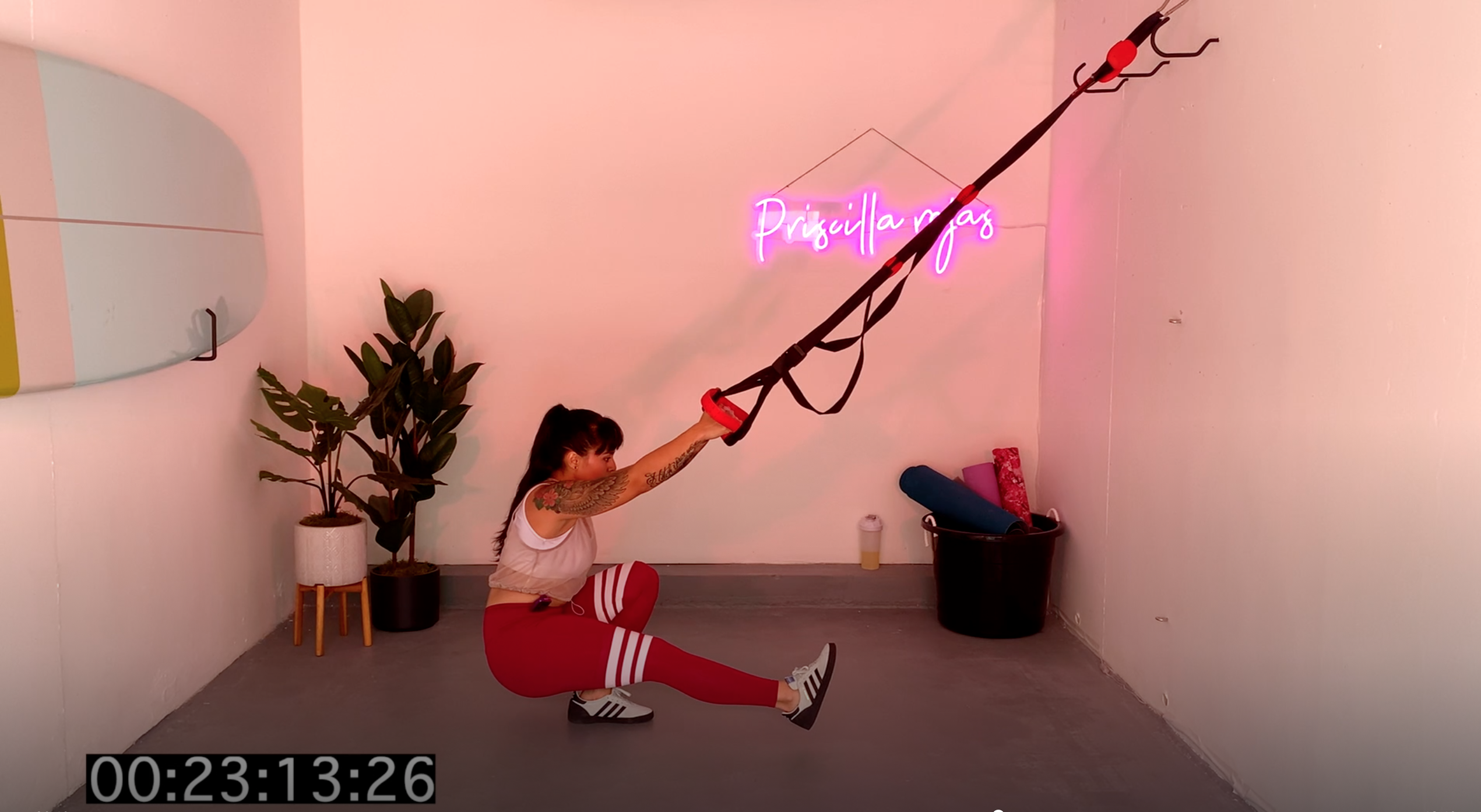 Priscilla Rojas Fitness Video