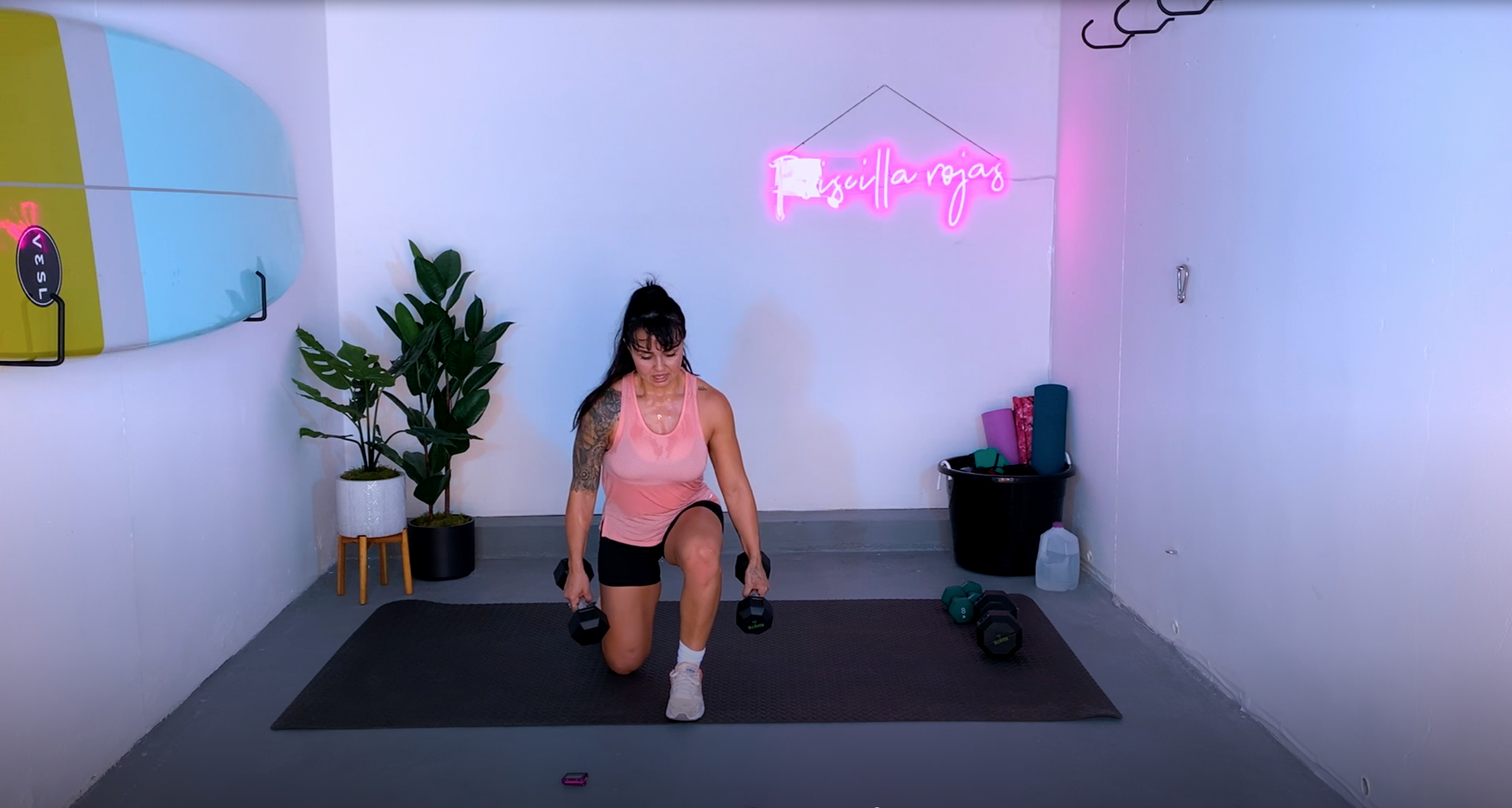 Priscilla Rojas Fitness Video