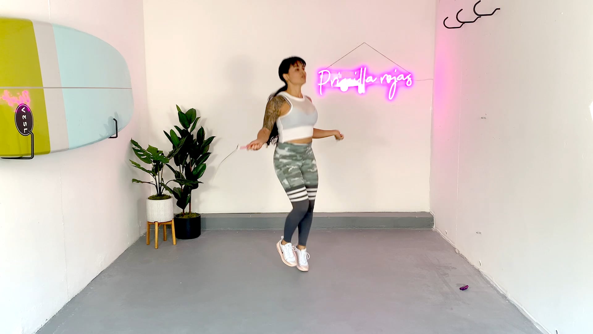 Priscilla Rojas Fitness Video