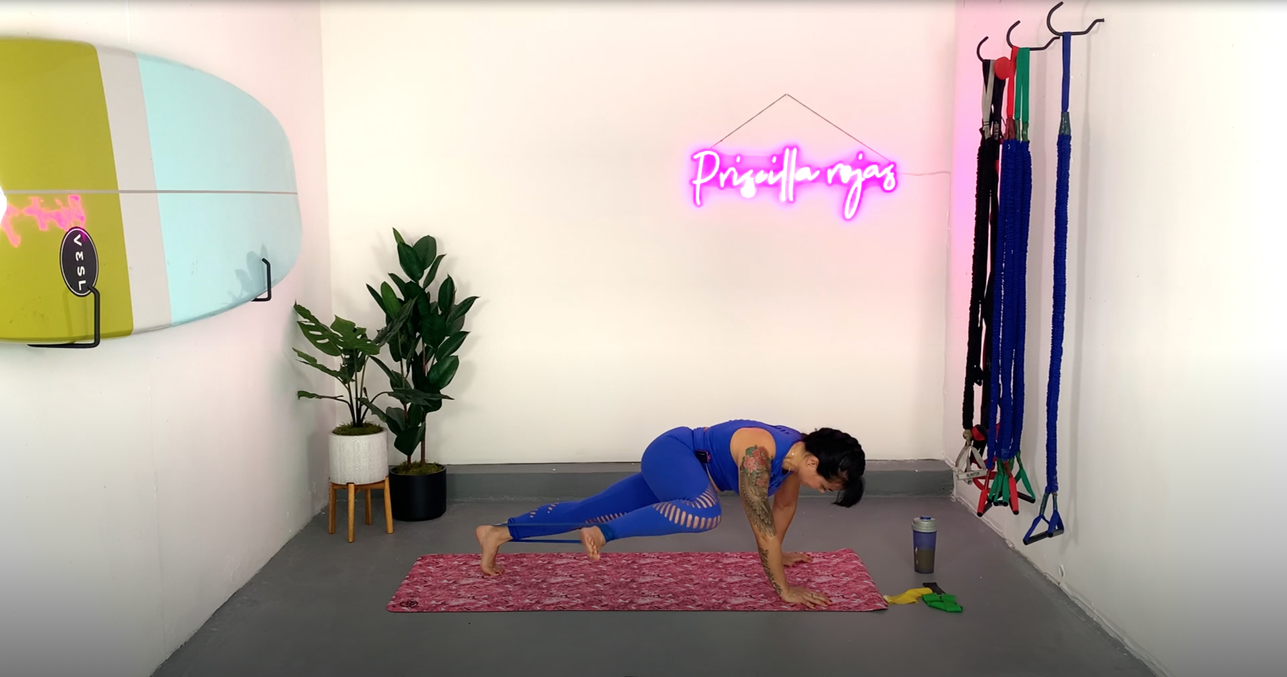 Priscilla Rojas Fitness Video