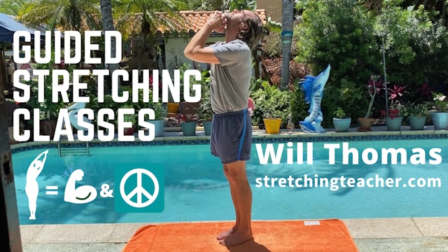 StretchingTeacher.com Learn How to Stretch Shoulders, Back, and Hips Muscles