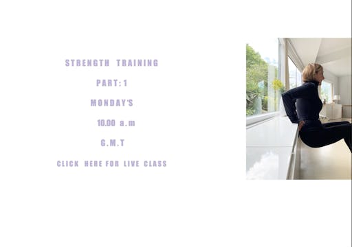 ON DEMAND 1/12 SEPTEMBER STRENGTH TRAINING PART 1 - 09/11/2023