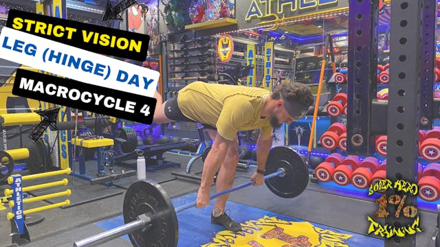 Leg Day (Hinge Emphasis) MesoCycle 4