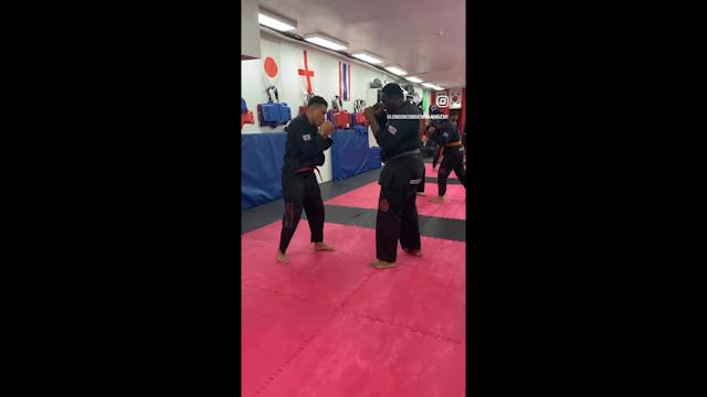 Combat Ju-Jitsu striking combination 2