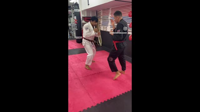 Combat Ju-Jitsu striking combination 1