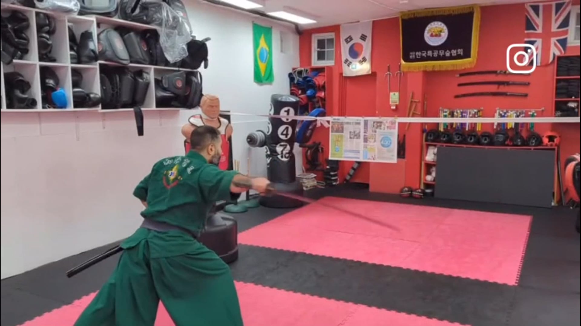 Haedong Kumdo - 3 Horizontal line Paper Cuts