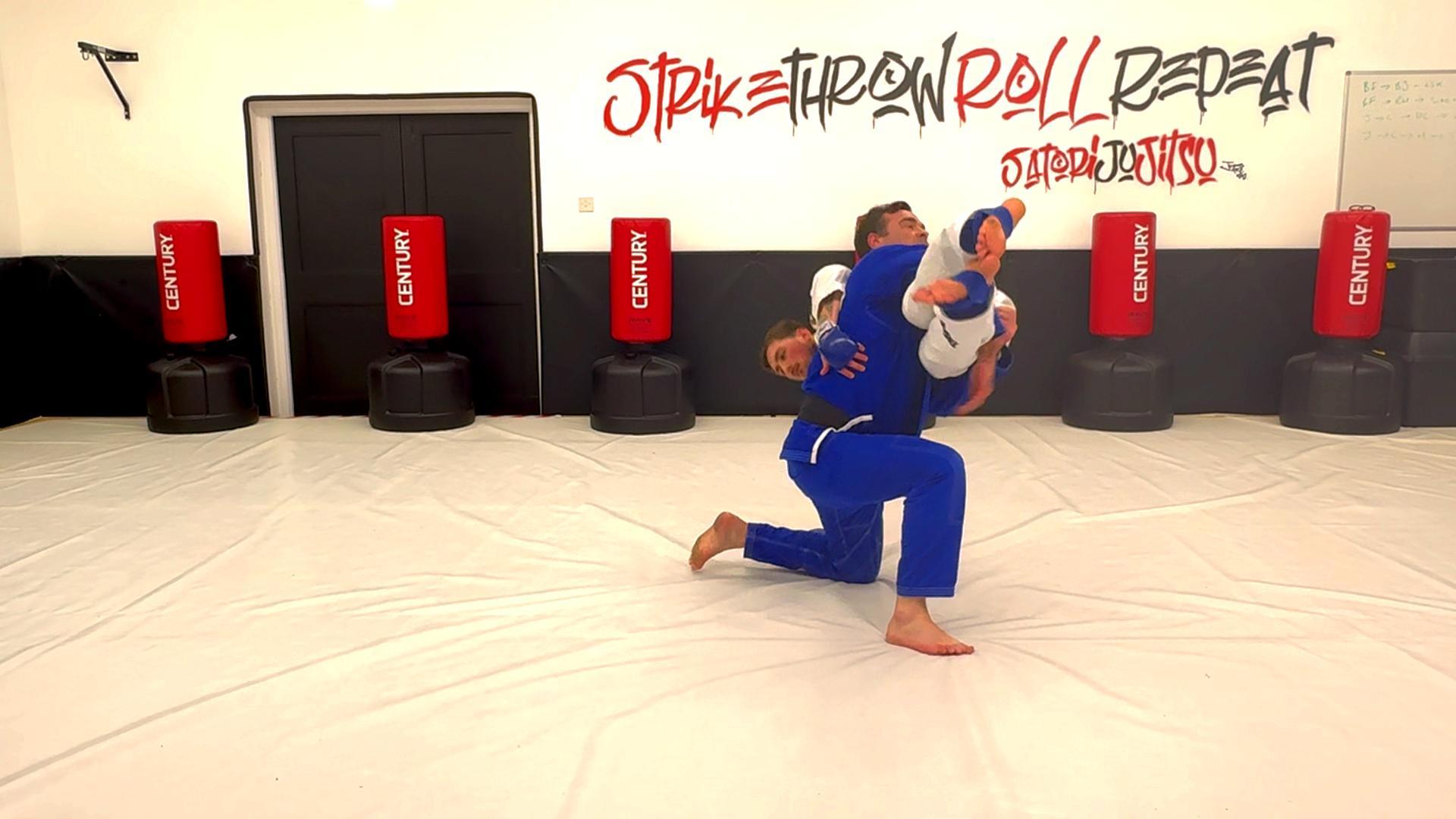 Contact-Combat jujitsu - Jab - Cross - Bady Jab - Double Leg