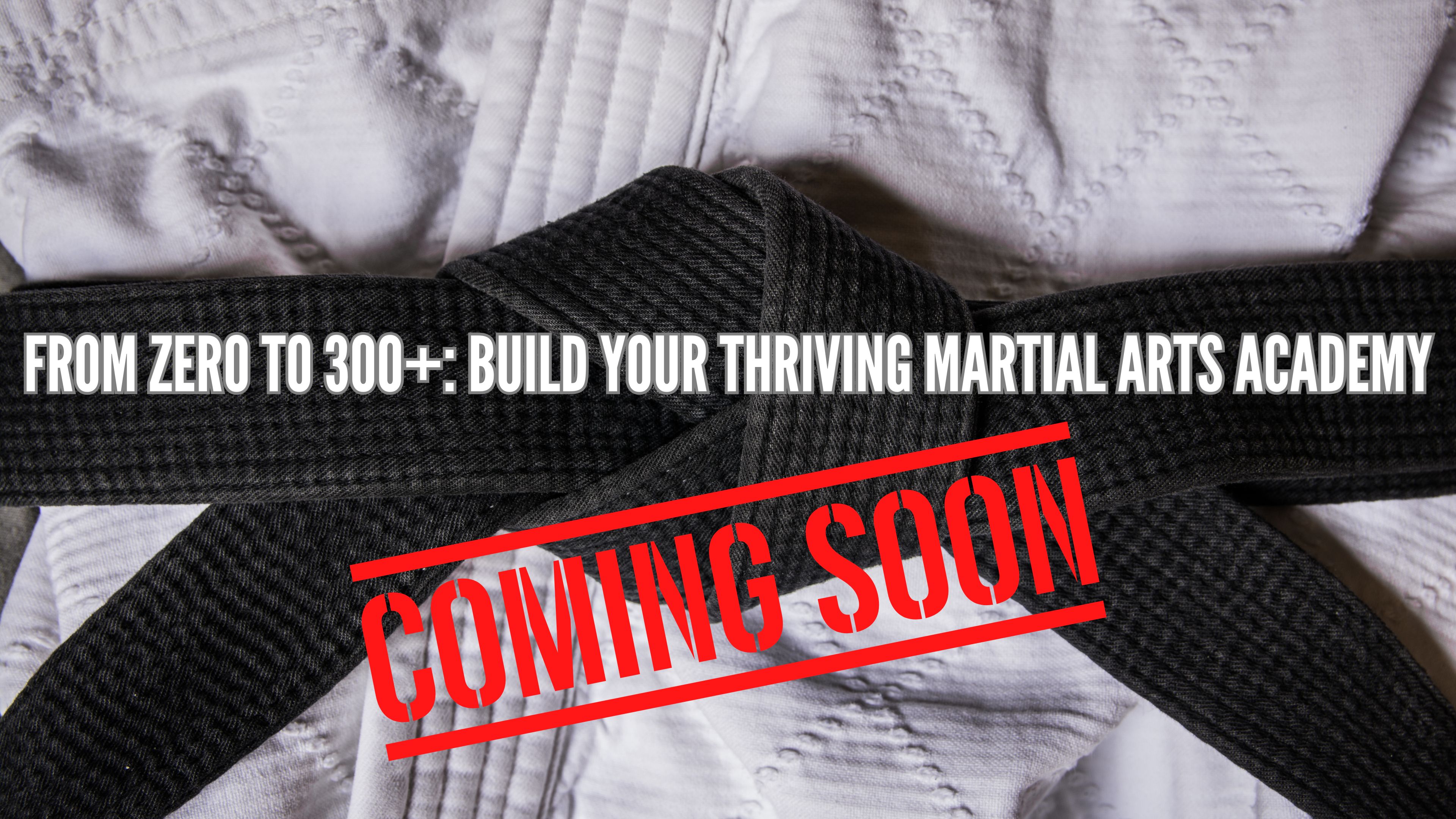 From Zero to 300+: Build Your Thriving Martial Arts Academy