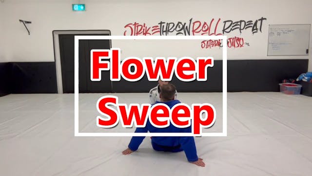 Flower Sweep from Closed Guard