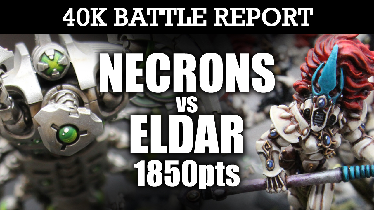 Necrons vs Eldar 40K Battle Report FIGHT FOR SUPREMACY! 7th Edition 1850pts
