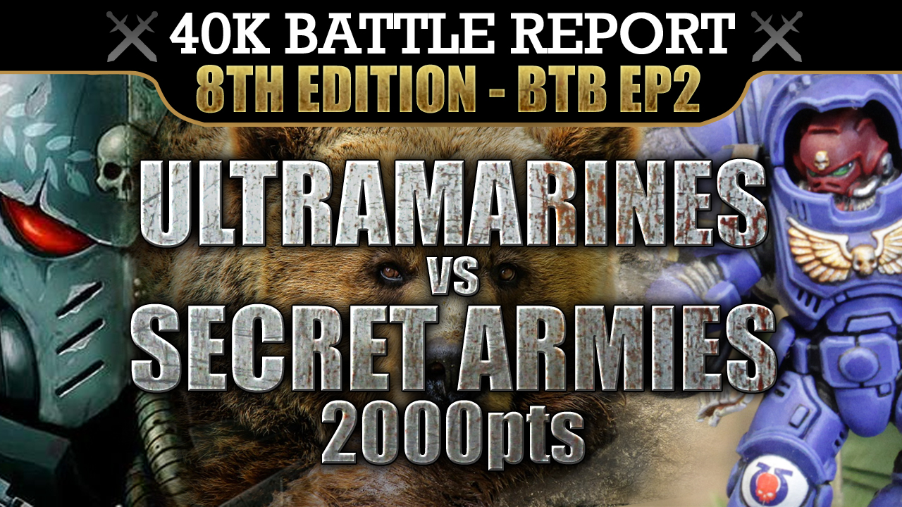 Secret Armies vs Imperium Warhammer 40K Battle Report 8th Edition BTB2: FRACTURED ALLIANCE! 2000pts