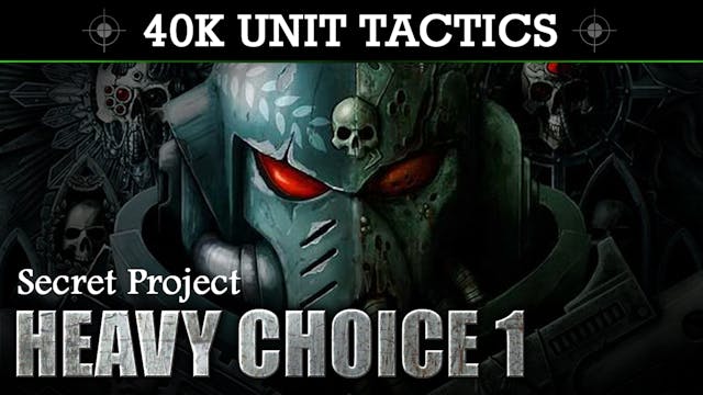 Secret Project 40K UNIT TACTICS + SHO...