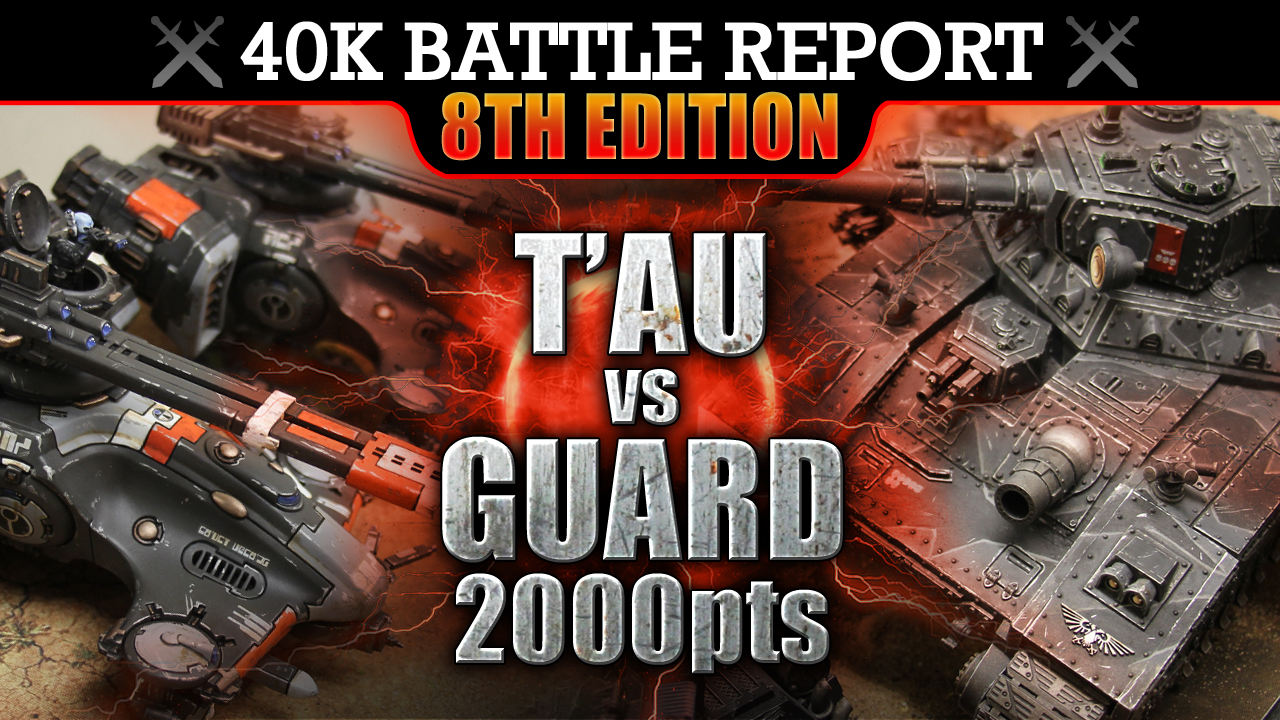Astra Militarum vs T'au Warhammer 40K Battle Report LONGSTRIKE! 2000pts