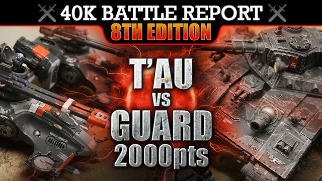 Astra Militarum vs T'au Warhammer 40K Battle Report LONGSTRIKE! 2000pts