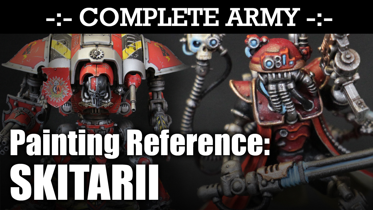 SKITARII Army Painting Reference Video - Front/Back/Side Views