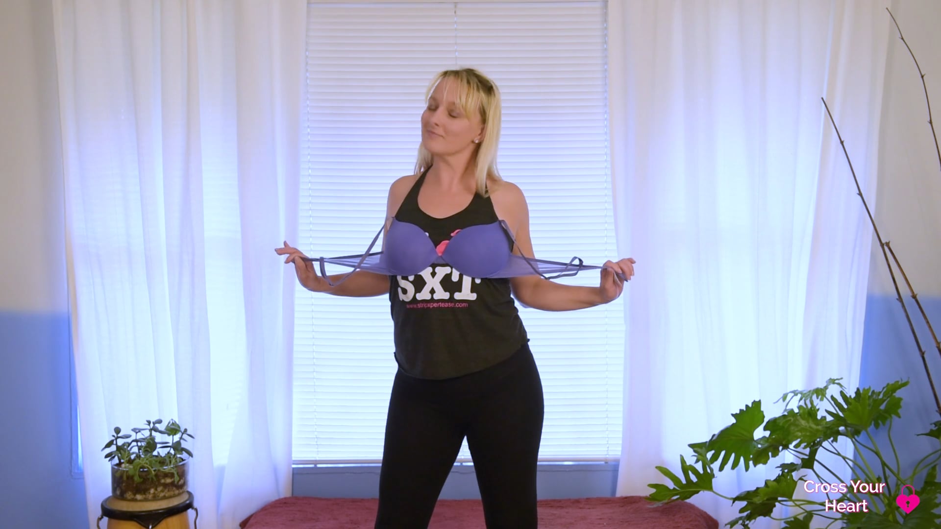 Cross Your Heart Bra Removal