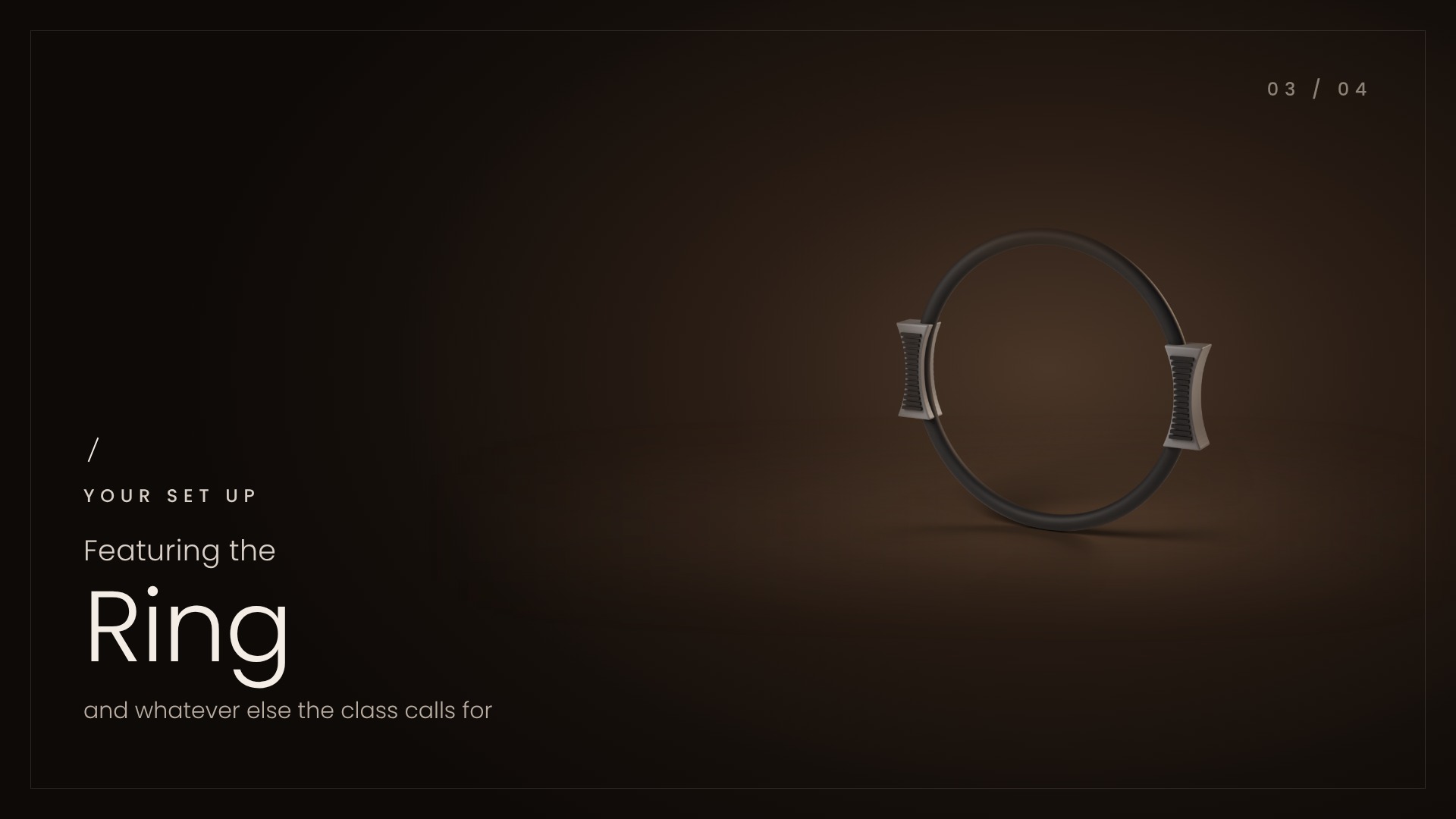 FEATURING THE RING