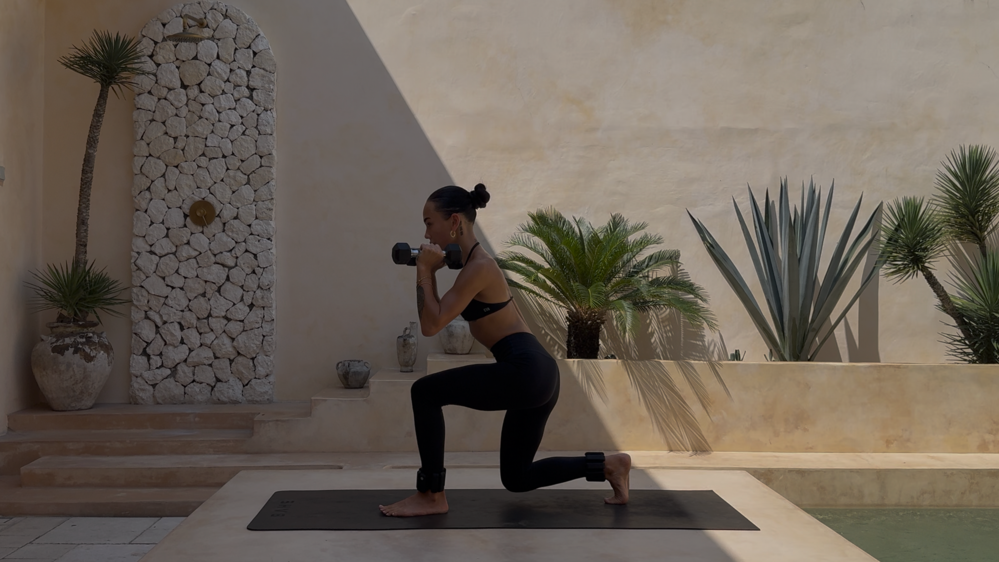 45 MINUTE FULL BODY SWEAT & SCULPT: WEIGHTS + ANKLE WEIGHTS