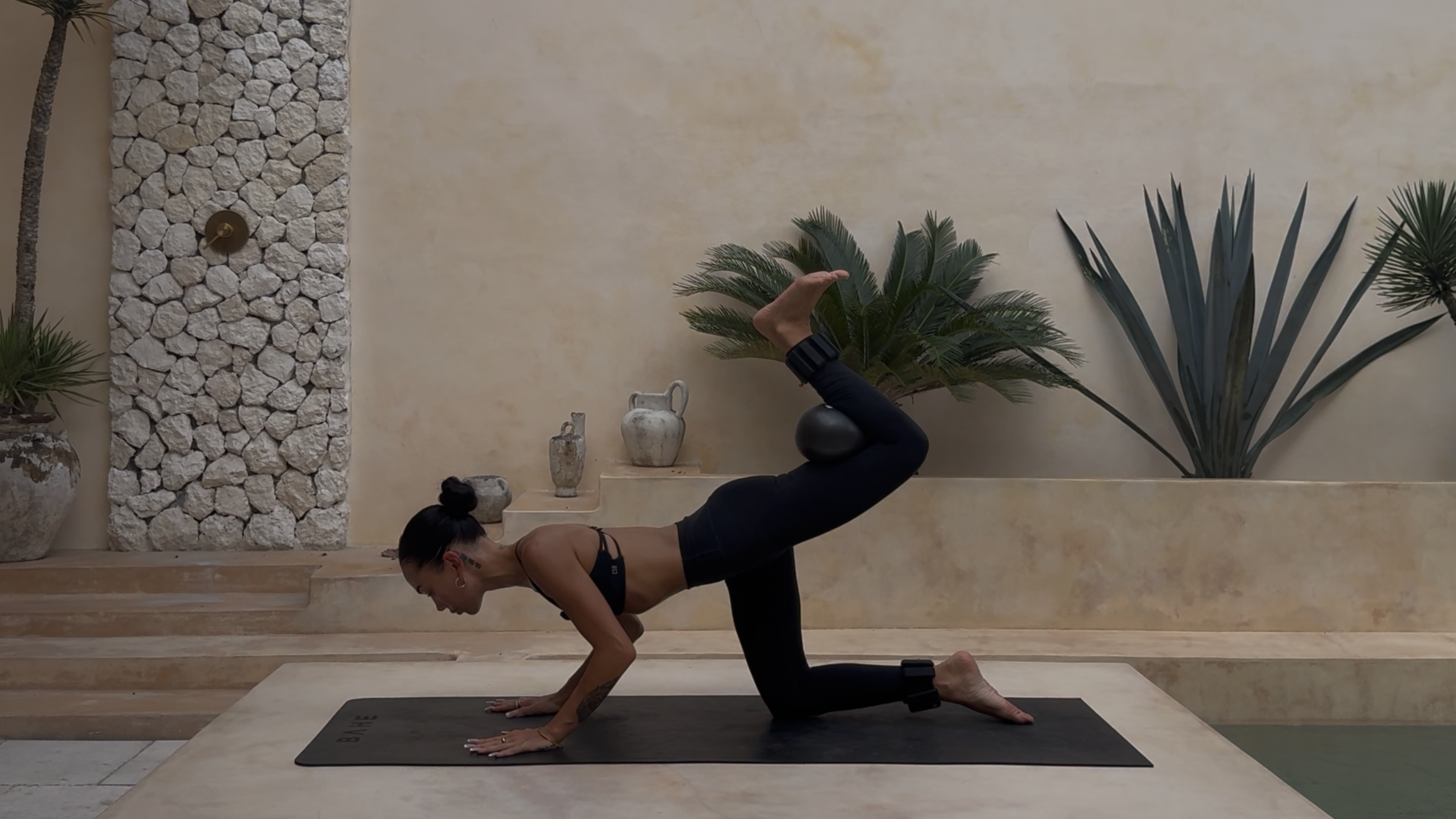 50 MINUTE FULL BODY SWEAT AND SCULPT: BALL + WRIST WEIGHTS