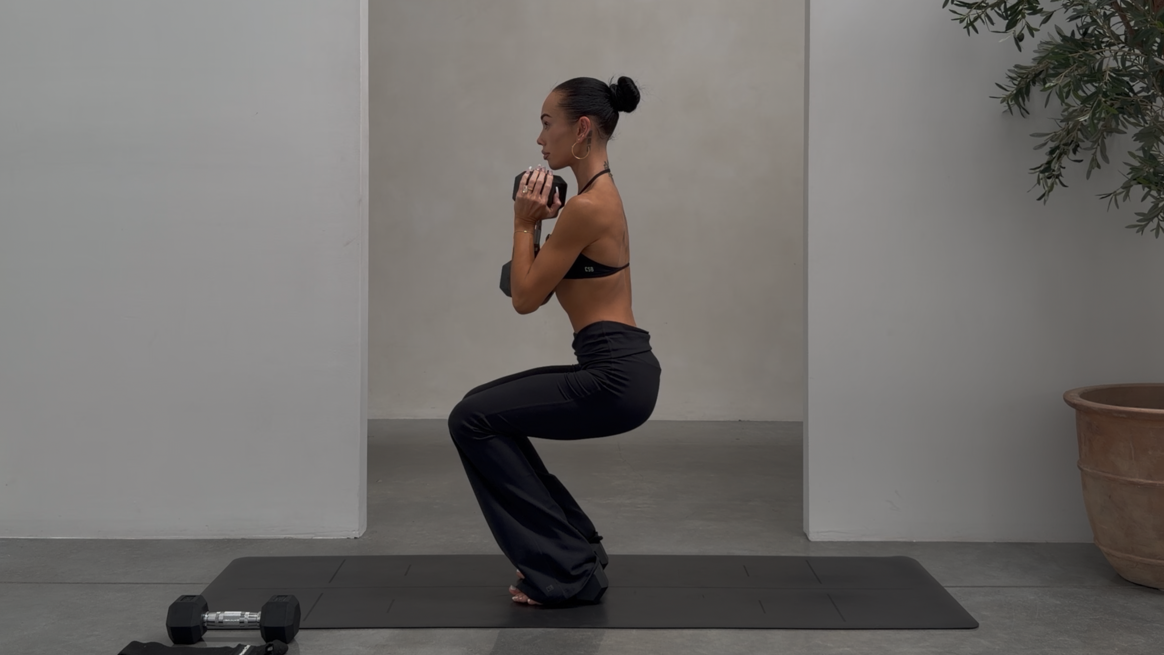 DAY SEVEN: 45 Minute Lower Body Stronger: 5kg + 10kg Weights (min) + Band