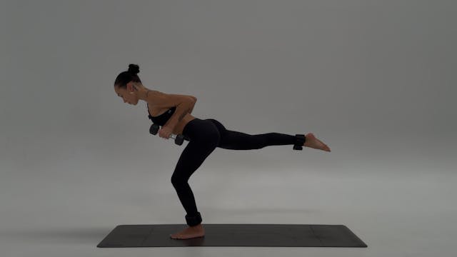 DAY THIRTY ONE: 60 Minute Full Body Sweat & Sculpt: Light Weights + AW