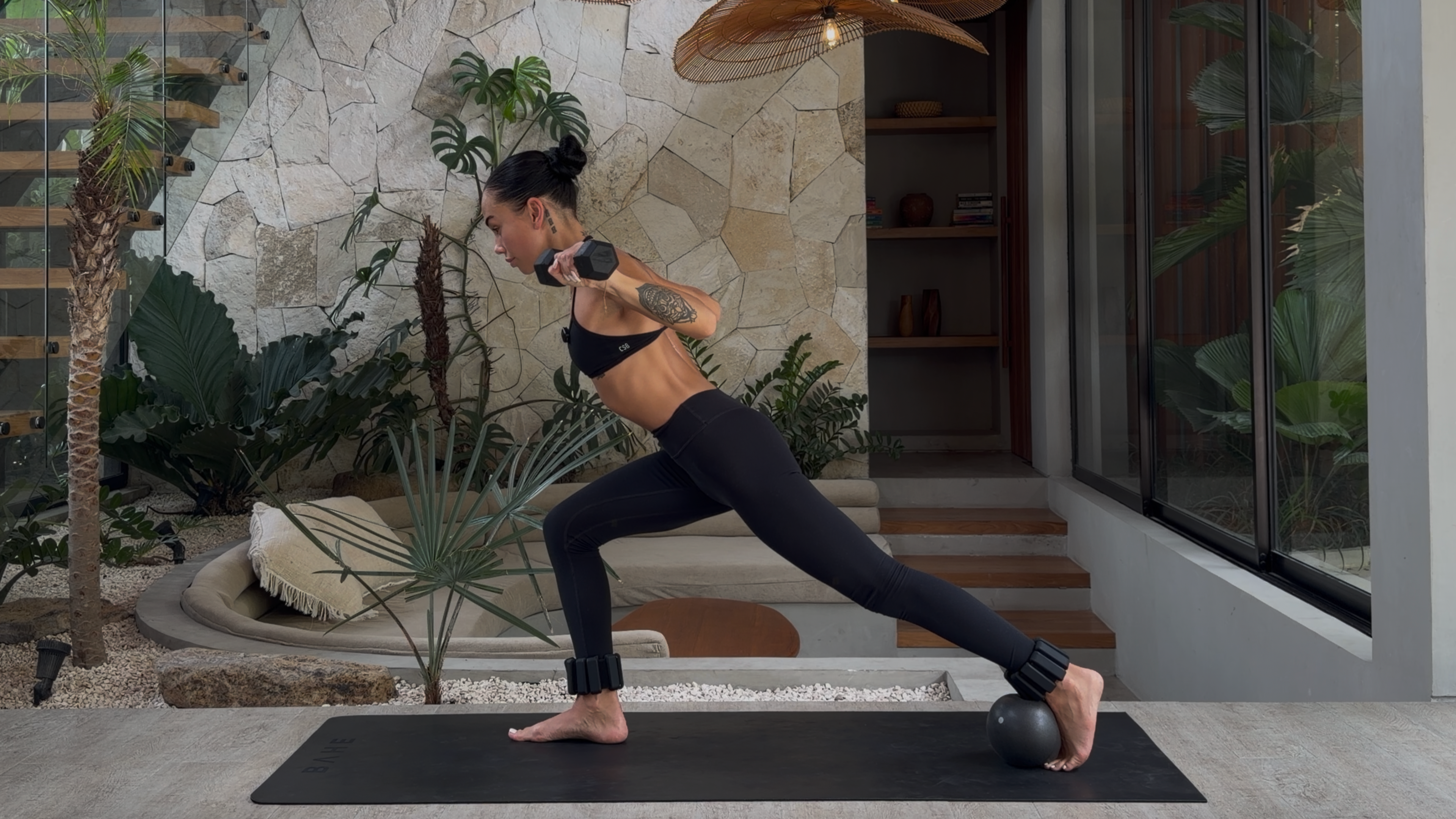 45 MINUTE FULL BODY STRENGTH: BALL + WEIGHTS + ANKLE WEIGHTS