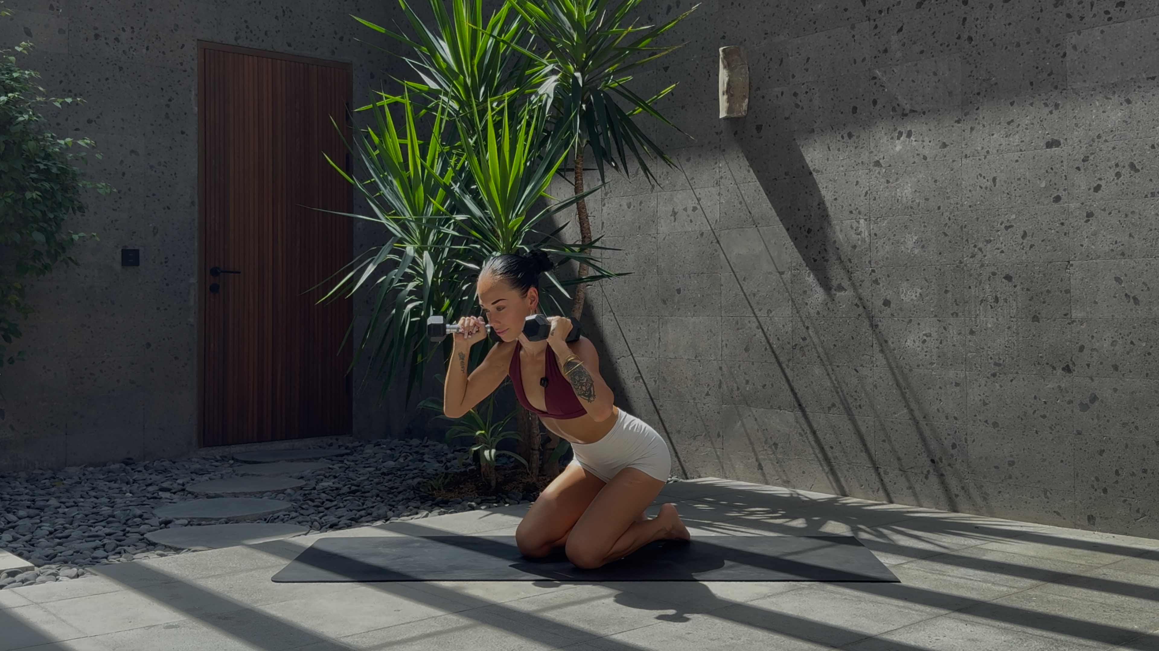 25 MINUTE UPPER BODY (shoulder focused) + CORE STRENGTH: WEIGHTS