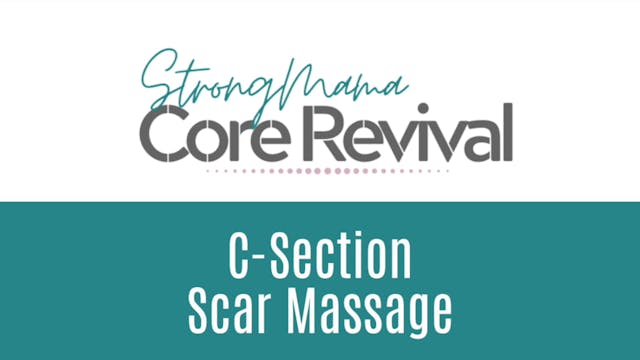C Section Scar Massage