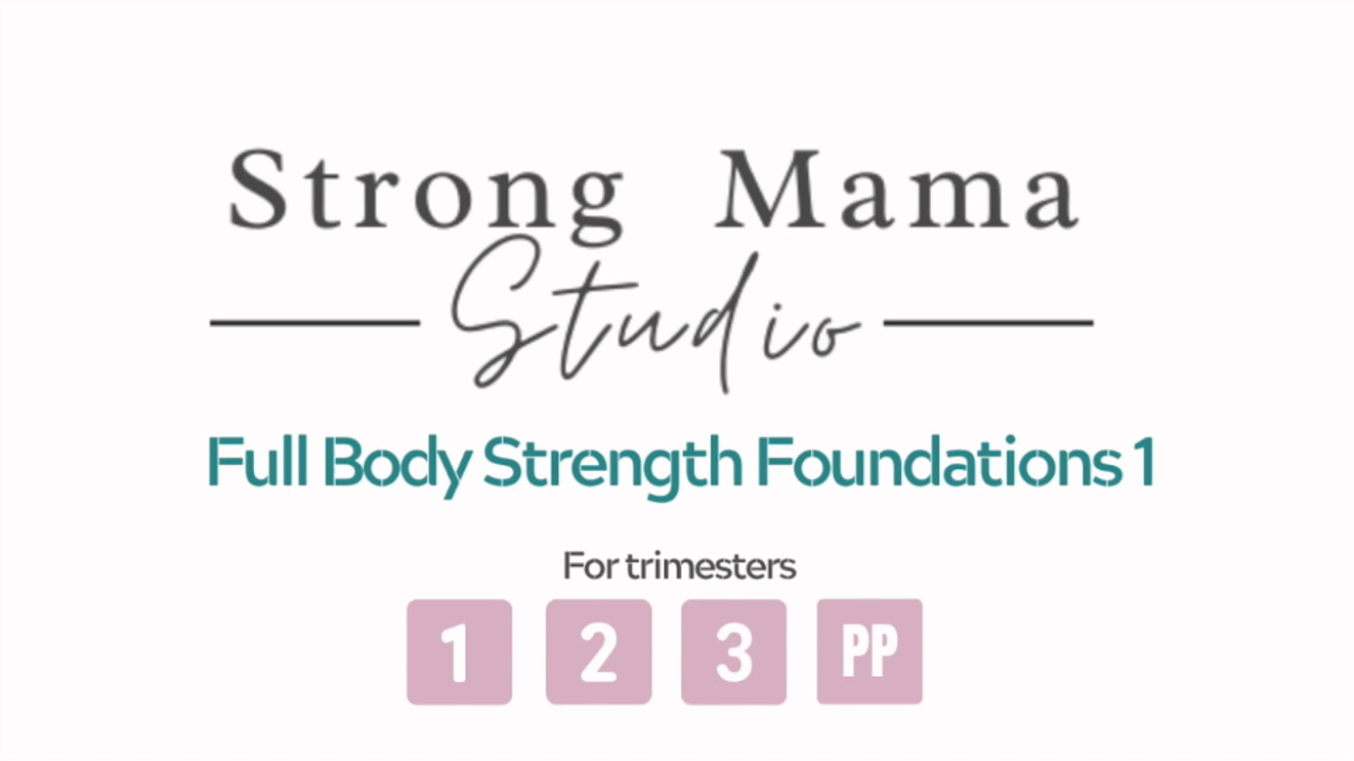 Strength Foundations - Level 1