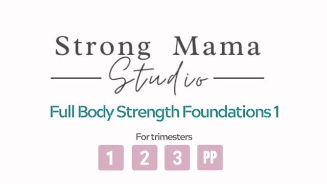 Strength Foundations - Level 1