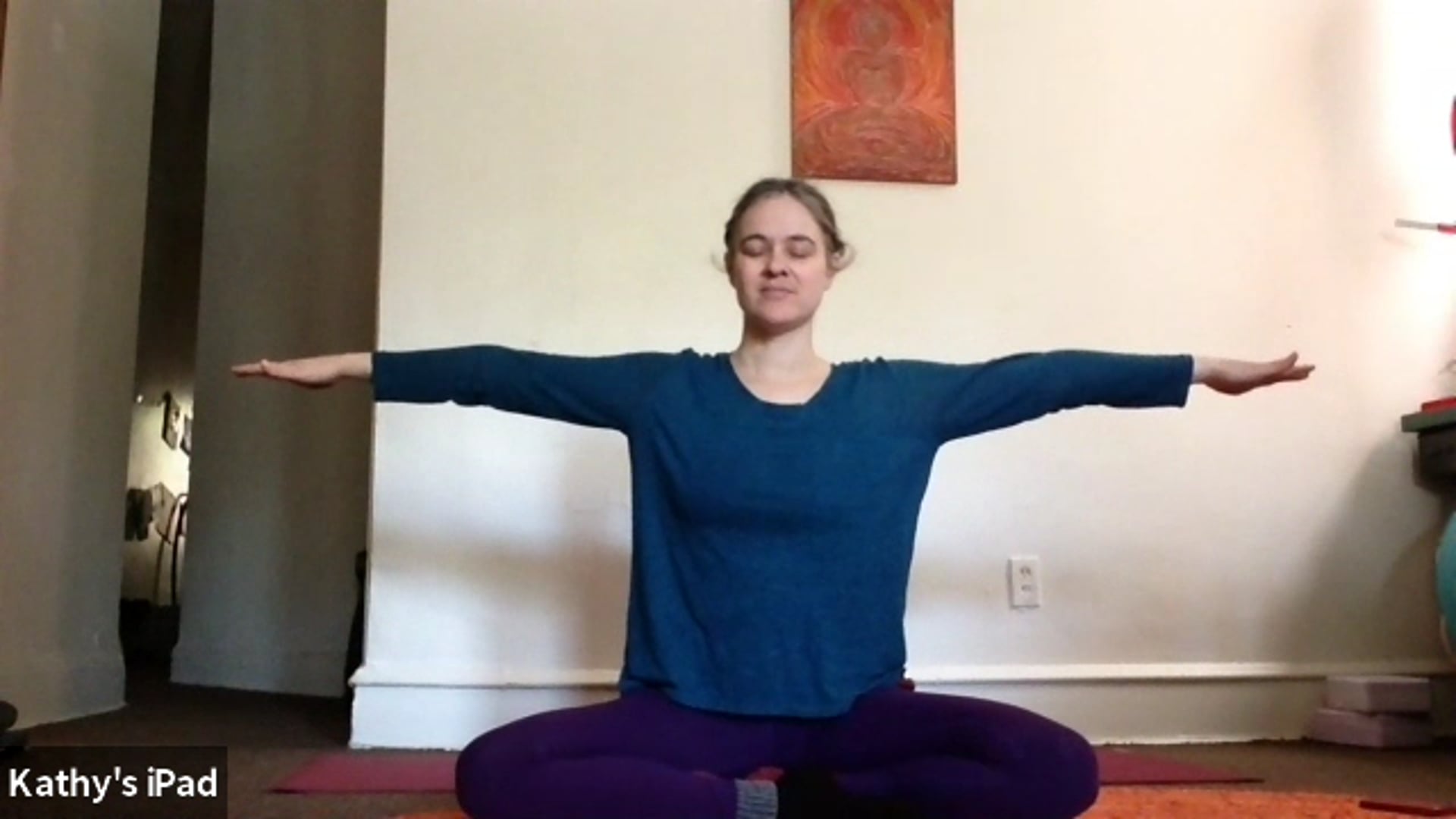 Arriving in the Present Moment: Hatha Yoga with Kathy 