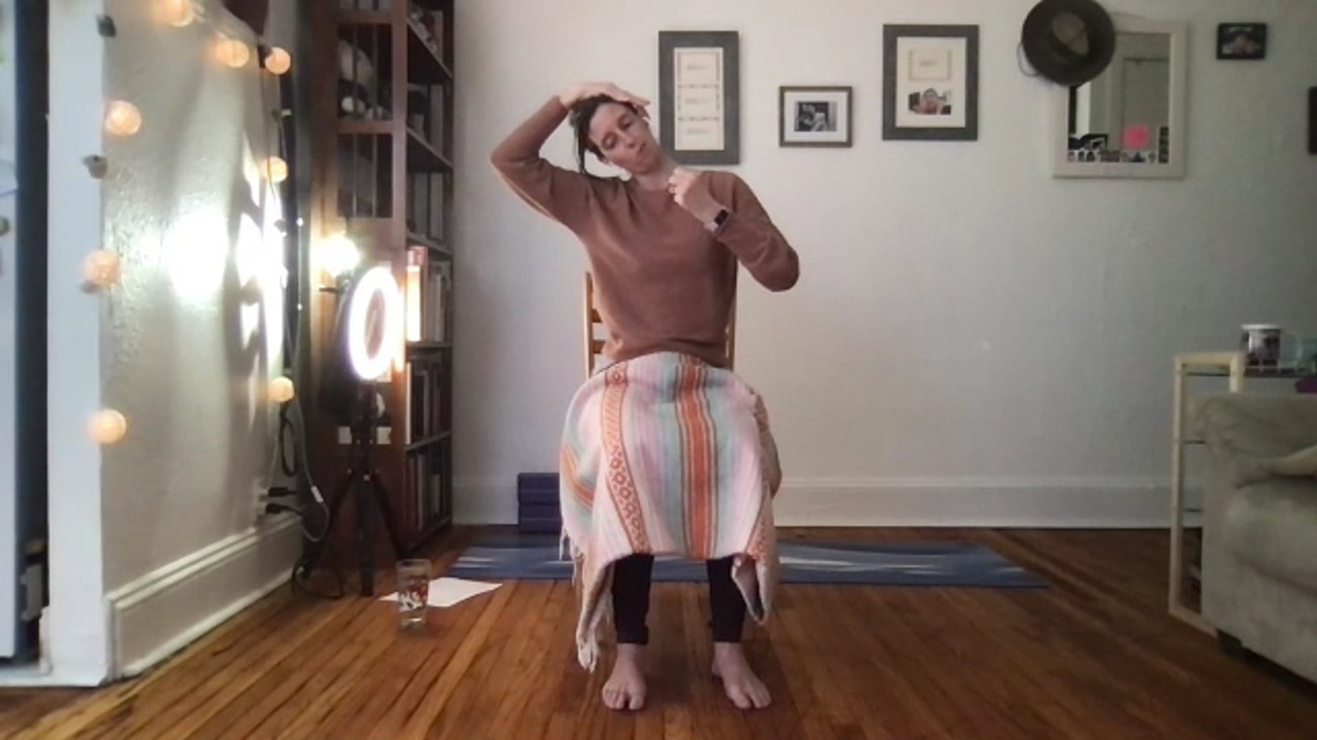 Chair Yoga with Lunges - Chair Yoga with Monica Fauble