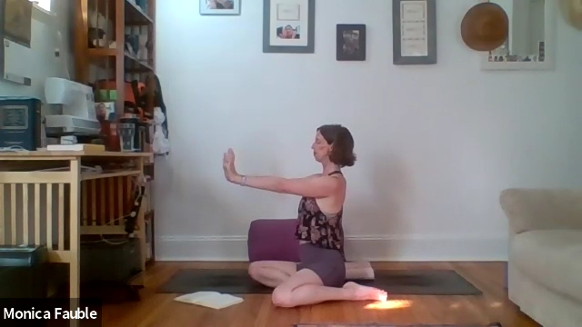Moving Mindfully with Transitions: Beginners Yoga with Monica Fauble