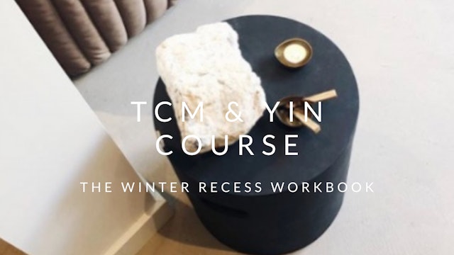 TCM & Yin The Winter Recess Workbook